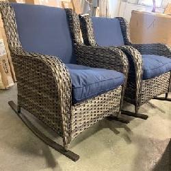 Woven Patio Rocker Chairs