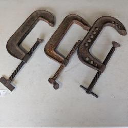 Vintage C-Clamps Set