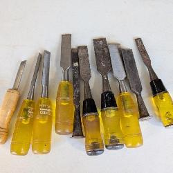 Vintage Stanley Chisel Set
