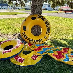 Assorted Water Tubes and Float