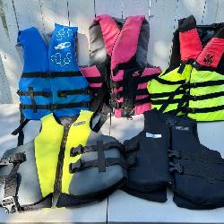 Collection of Assorted Life Vests