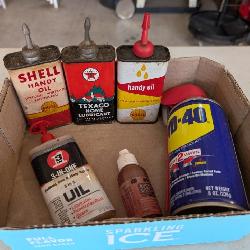 Vintage Oil Can Collection