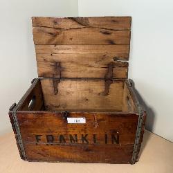 Franklin Brewing Co. Wooden Crate