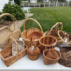 Rustic Woven Basket Collection
