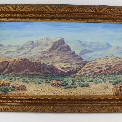 Lot # : 139 - Bud Richardson Signed 1925 Oil Painting