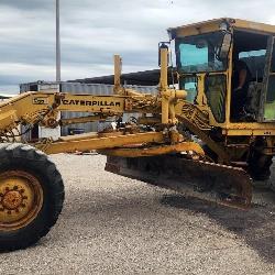 Caterpillar 120G Motor Grader And Balderson 3134 Snow/Material Blade 11'6