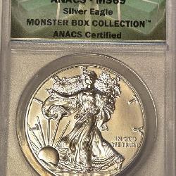 2016 S MS69 - SILVER EAGLE DOLLAR (2)