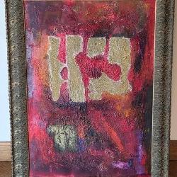 U - SALAZAR ARTWORK FRAMED 42X31