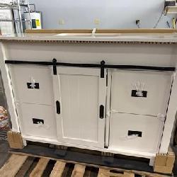 Barn Door Bath Vanity