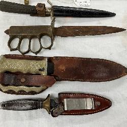 WWI TRENCH KNIVES 