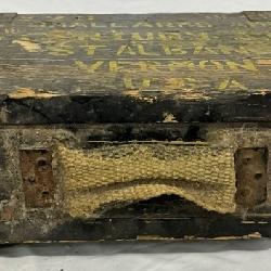 New Old Stock 1200 Rounds 9mm Parabellum Small Arms Ammunition in Original Wooden Crate