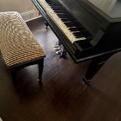 Knabe Ebony Baby Grand Piano