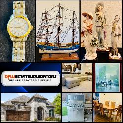 This Fri & Sat! ~Incredible Allen Estate Sale! Armani, Waterford, FF, Omega Seamaster, Modern Sectional, G Harvey, Sculptures, Nice Appliances & Furniture, Stainless BBQ Grill, Collectibles & More!