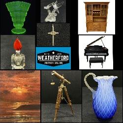 Bidding Ends Fri! ~Incredible *Online Only* Weatherford Gallery Auction! Fine Furniture, Collectibles, Artwork, Memorabilia, Accents, Vintage Goods & More! Local P/U & Shipping Available!
