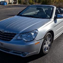 2008 Chrysler Sebring Hard Top Convertible FWD Car, VIN# 1C3LC65M88N100529, Miles Showing On Odomete