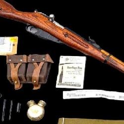 Mitchell's Mauser rifle with the works