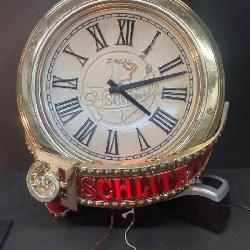 Schlitz Clock