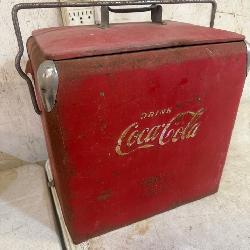 Metal Coca Cola Ice Chest