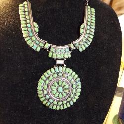 Sterling and Turquois necklace