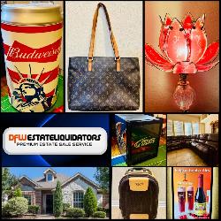 This Fri & Sat! ~Incredible Frisco Estate Sale! YSL, LV, Tom Ford, Leather Furn., Advertising Collectibles, Nice Appliances, Outdoor Living, Contemporary Accents, Designer Fashion Galore..