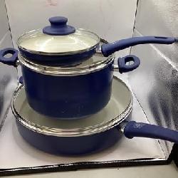 Green Life 3 Matching Cooking Pans