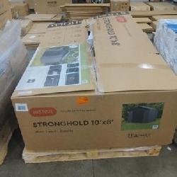 Stronghold 2.0 10 ft. W x 8 ft. D Durable Resin Plastic Storage Shed