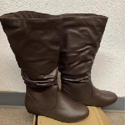  Journee Womens Jayne Wide Calf Round Toe Riding Boots