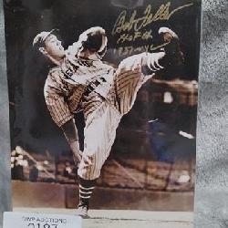 Bob Feller autographed photo