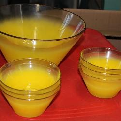 mid century salad set