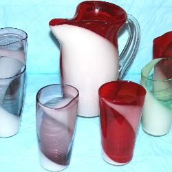 mid century lemonade set