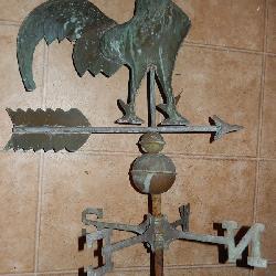 Copper weathervane