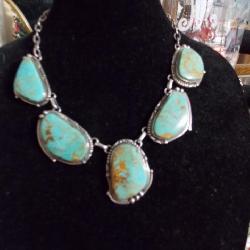 Turquoise & Silver Necklace 