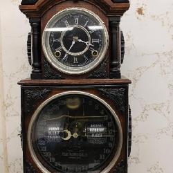 Ithaca 3 1/2 Double Dial Palor Clock