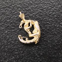 Nude on The Moon 14K Pendant 