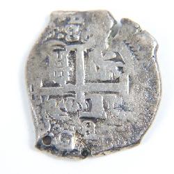 1698 Spanish 8 reales. Colonial Spain, Potosi Mint