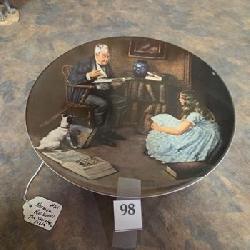 Norman Rockwell plate