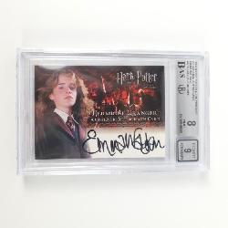 Becket Graded Emma Watson 2004 Artbox Prisoner of Azkaban Autograph Card