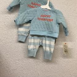 Cat & Jack Happy Together Outfit- Size Newborn
