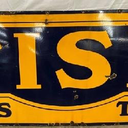 94×34 Porc.  Fisk Tires and Tubes Advertising Sign