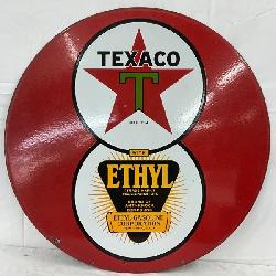 30in. DSP Texaco Ethyl 8 Ball Sign