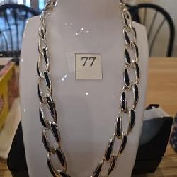 Large link  chain necklace