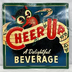 Cheer Up Emb. Metal Sign by Stout Sign Co., 15in x 19in