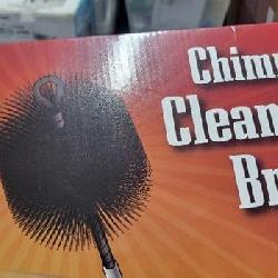 Meeco's Red Devil 10 in. Round Steel Chimney Brush