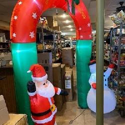8 FT Tall Lighted Christmas Inflatable Archway