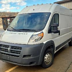 2014 Ram 2500 ProMaster Cargo Van, VIN# 3C6TRVDG3EE107265, Miles Showing On Odometer 163,099, Kansas
