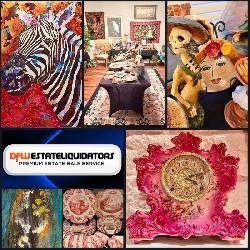 This Thur - Sat! Incredible Colleyville Estate Sale! Stunning Art, Fine Furniture, Collectibles, Electronics, Aviation, Tools, Outdoor, Woodworking, Art Supplies & Much More!!