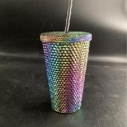 Starbucks Halloween 2023 Oil Slick Rainbow Iridescent Tumbler 16oz