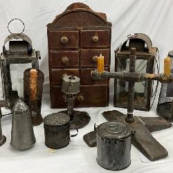 Late 1700s and 1800s Prim Tin ware