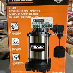 1 HP Stainless Steel Dual Suction Sump Pump