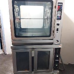 Hobart Double Stacked Rotisserie Commercial Electric Oven & Hobart Electric Convection Commercial 